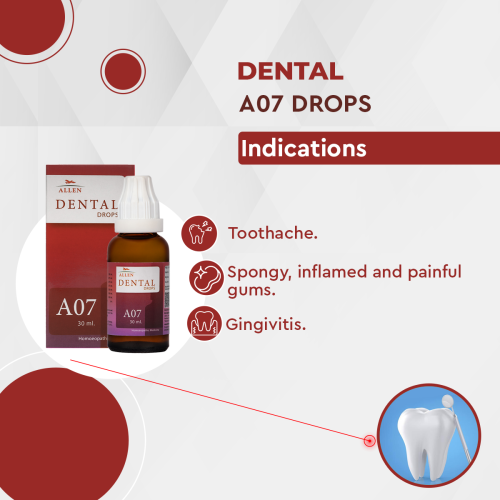 Allen Homeopathy A07 Dental Drops