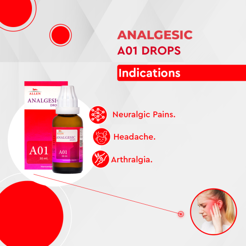 Allen Homeopathy A01 Analgesic Drops