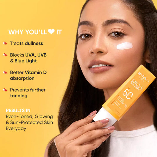 Dot & Key Vitamin C + E Super Bright Sunscreen SPF 50+++ - 50 gms