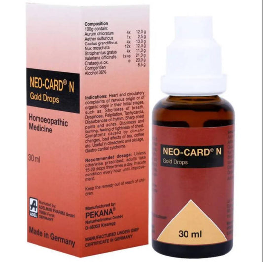 ADEL Homeopathy Neo-Card N Gold Drop - 30ml