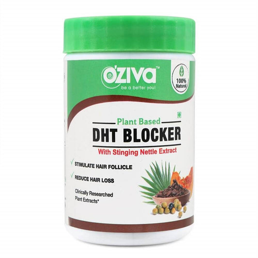 OZiva Plant Based DHT Blocker With Stinging Nettle Extract