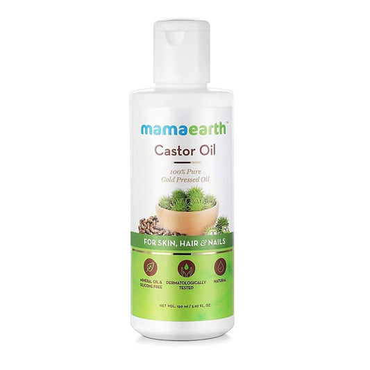 Mamaearth Castor Oil For Skin, Hair and Nails - 150 ml