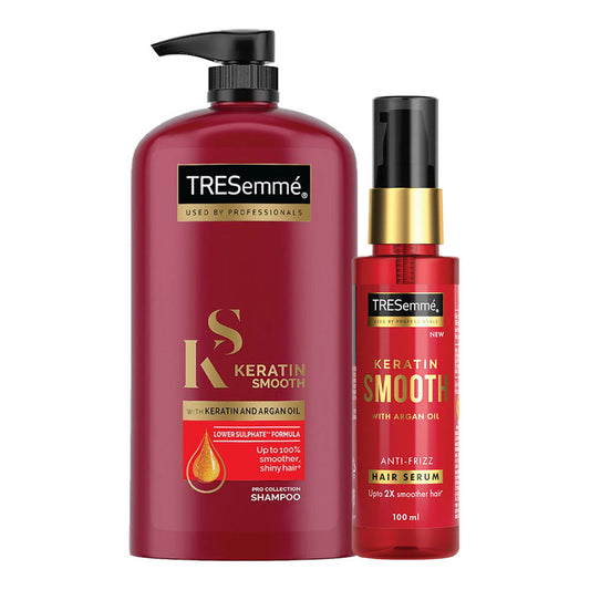 Tresemme Keratin Smooth Kit For Long Lasting Frizz Control Shampoo + Serum