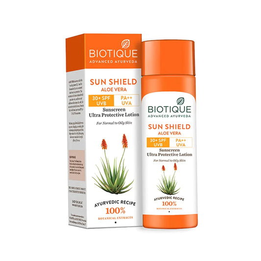 Biotique Advanced Ayurveda Bio Aloe Vera 30+SPF UVA/UVB Sunscreen Ultra Soothing Face Cream/Lotion