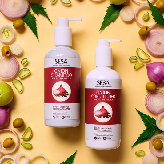 Sasa Ayurvedic Onion Damage Repair Combo