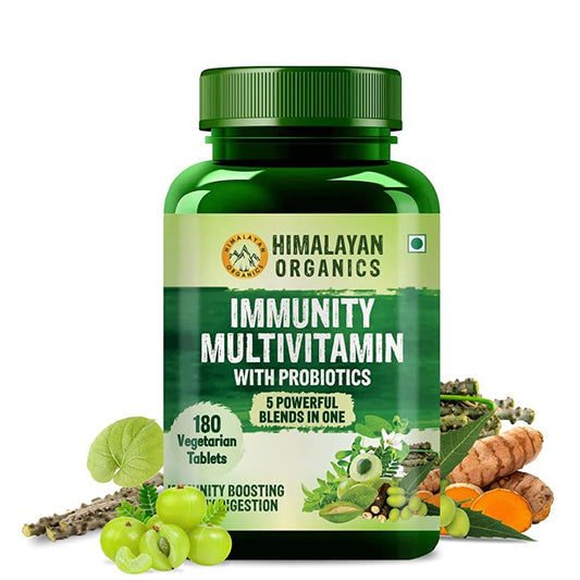 Himalayan Organics Immunity Multivitamin with Probiotics – 180 Tablets