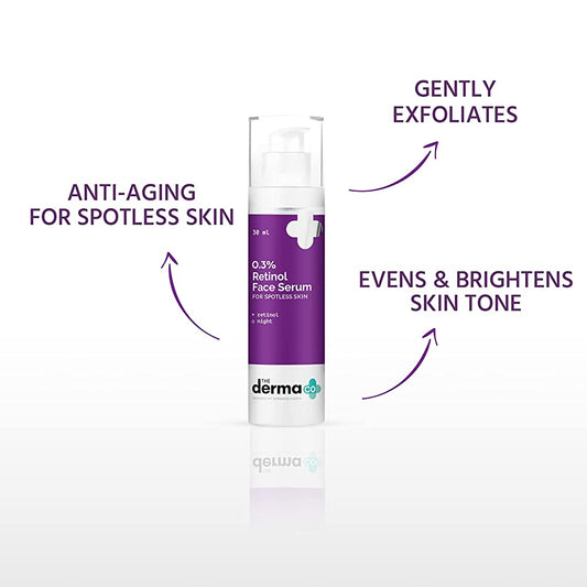 The Derma Co 0.3% Retinol Serum for Spotless Skin - 30 ml