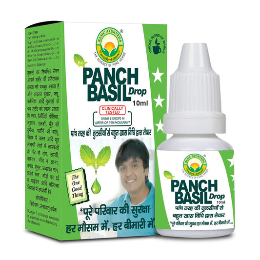 Basic Ayurveda Panch Basil Drops - 30 ml