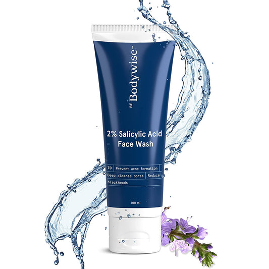 BeBodywise 2% Salicylic Acid Face Wash for Acne-Prone Skin -100 ml