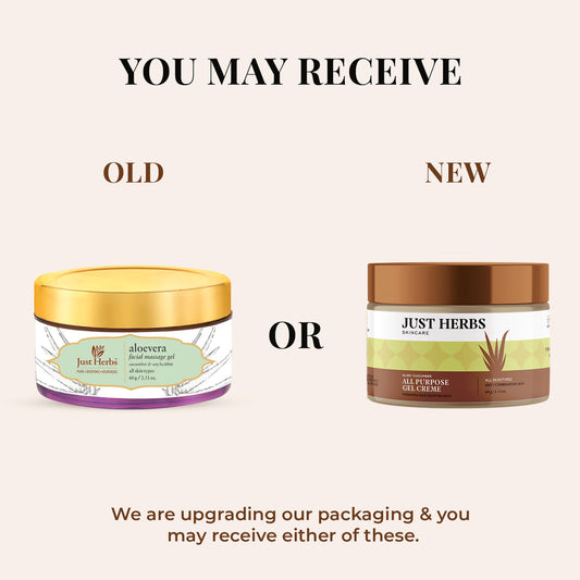 Just Herbs All Purpose Gel Creme with Aloe Vera and Cucumber - 60 gms