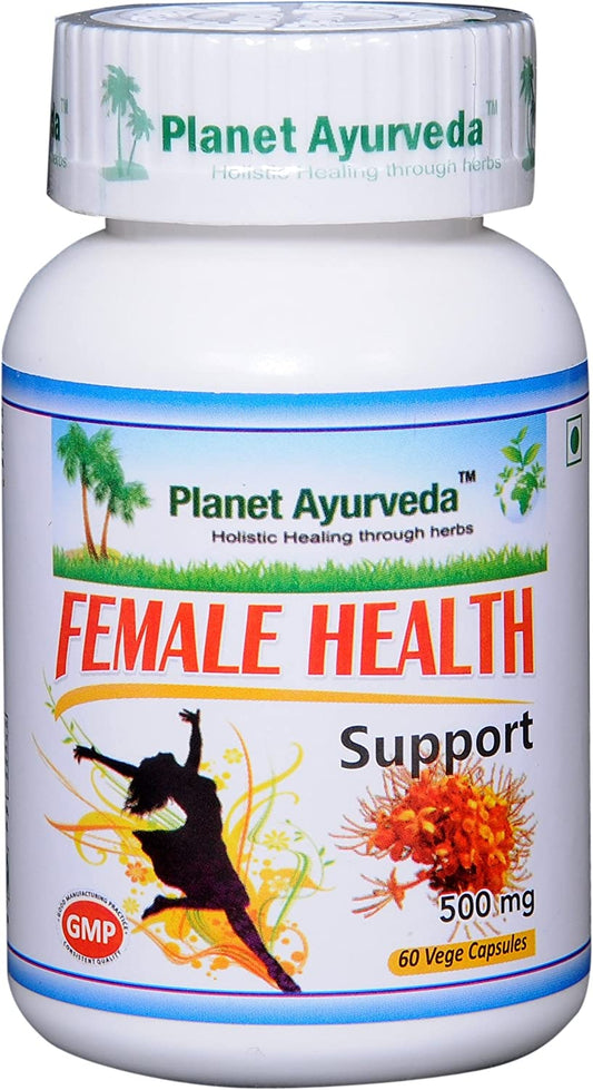 Pla-net Ayurveda Female Wellness Capsules – Herbal Supplement for Women’s Balance (60 Tabs)