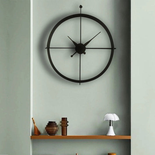 Black Scarlett Minimalist Wall Clock