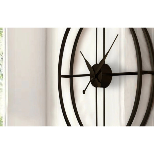 Black Scarlett Minimalist Wall Clock