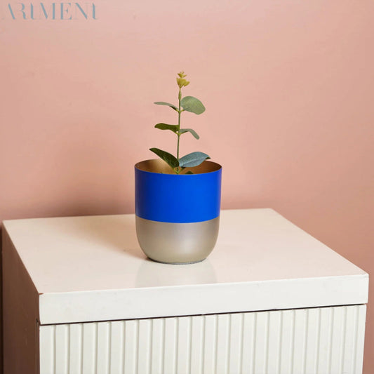 Blue Bliss The Handcrafted Artistic Metal Planter