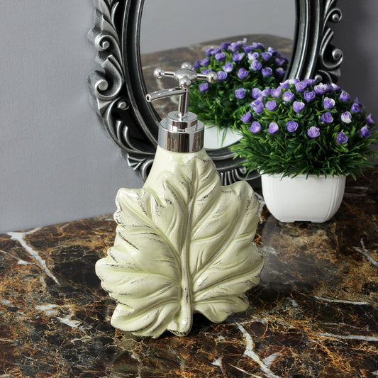 Autumn Maple Leaf Liquid Soap Dispenser | 250ml | Multiple Colors
