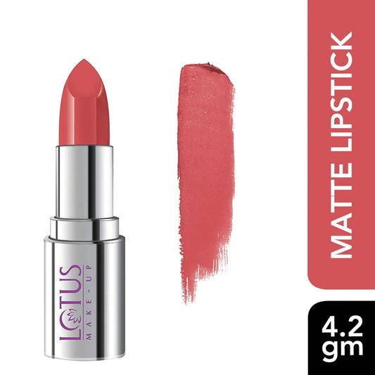 Lotus Makeup Ecostay Butter Matte Lip Colour, Peach Pamela