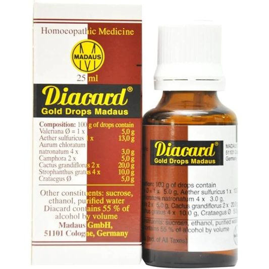 ADEL Homeopathy Diacard Gold Madaus Drops - 25ml