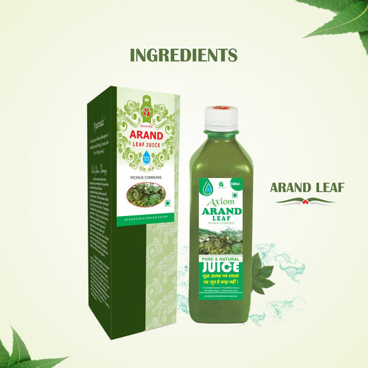Axiom Arand Leaf Swaras – 500ml (Pack of 3) | Natural Herbal Extract