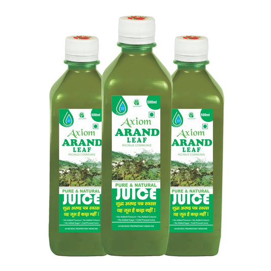 Axiom Arand Leaf Swaras – 500ml (Pack of 3) | Natural Herbal Extract