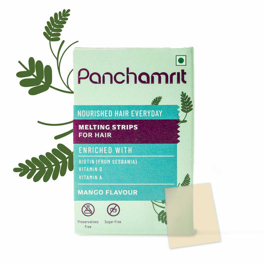 Panchamrit Melting Strip For Hair Mango Flavor