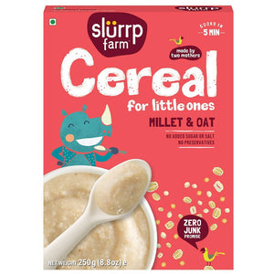 Slurrp Farm Millet & Oat Cereal For Little Ones - 250 gms