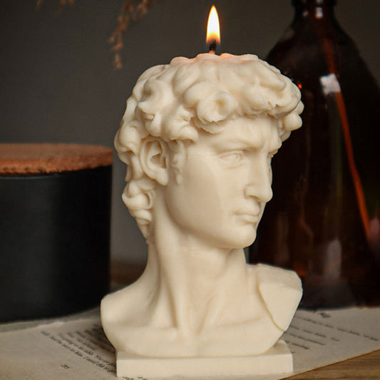 Big David Sculpture Candle| Greek Sculpture Candle