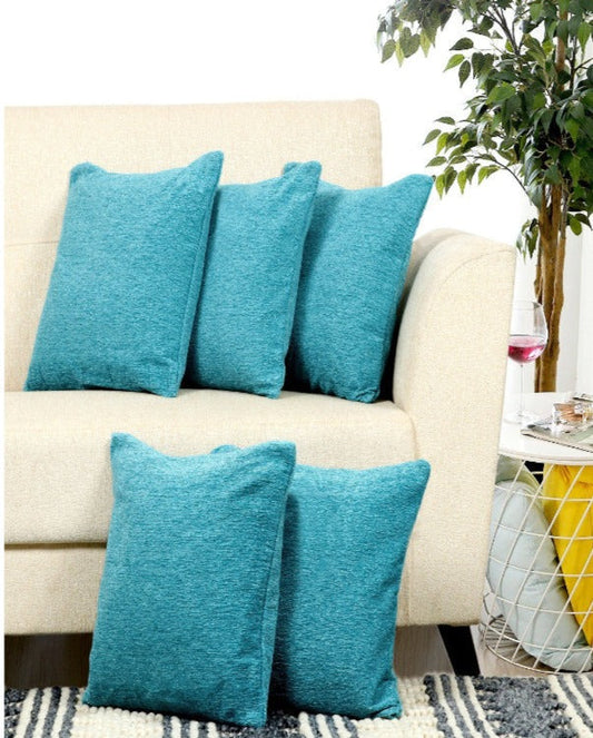 Athena Turquoise Cushion Cover | Set of 5