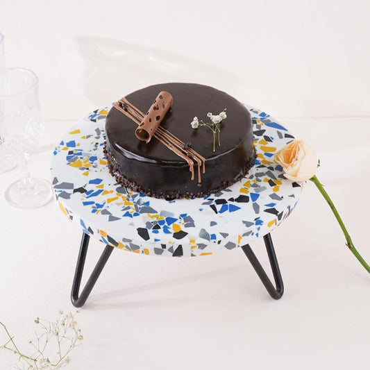 Classic Cake Stand | Metal & Wood | Multiple Designs