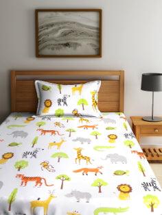 Animal Print Bedsheet | Single Size