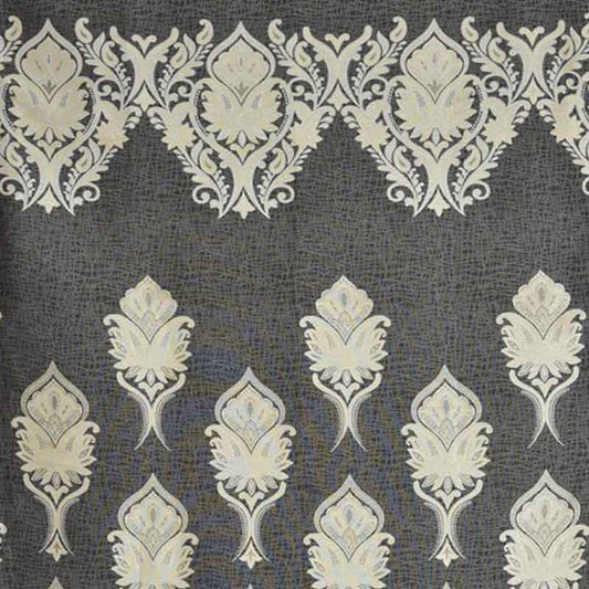 Grey Royal Jute Curtains | Set of 2 | 7ft, 9ft