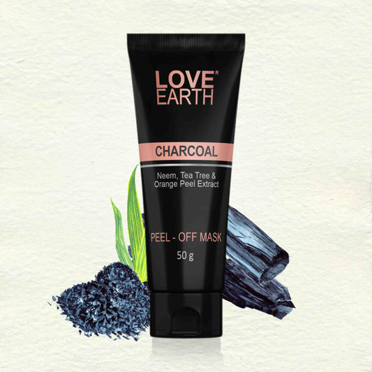 Love Earth Charcoal Peel Off Mask - 50 gms