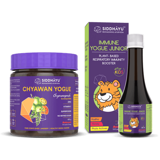 Siddhayu Chyawan Yogue with Immune Yogue Junior Combo