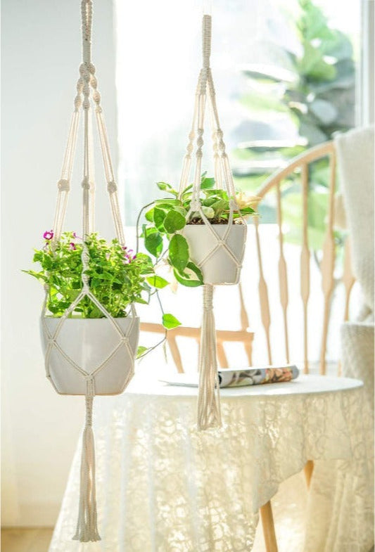 Bohemian Style Plant Hanger | Set of 5
