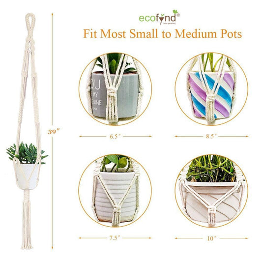 Bohemian Style Plant Hanger | Set of 5