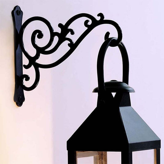 Black Metal Wall Hook Hanging Plant Bracket | Single, Set of 2 & Set of 4