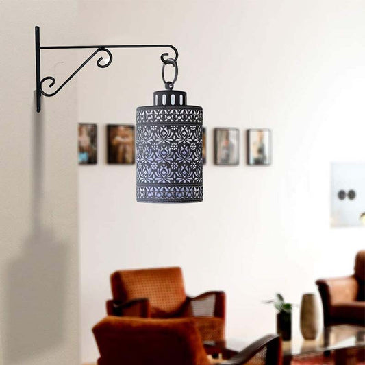Boho Black Metal Wall Hook Hanging Plant Bracket | Set of 2 & Set of 4