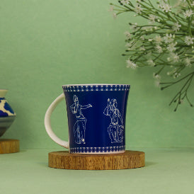 Traditional Dancers Pattern Cups | 160 ml | Set of 6 | Multiple Colors