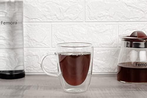 Borosilicate Glass Double Wall Tea Cup | 360 mL