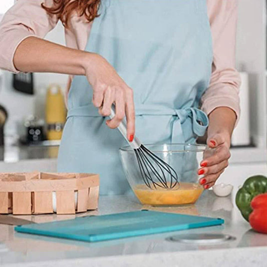 Silicone Egg Whisk with Grip Handle