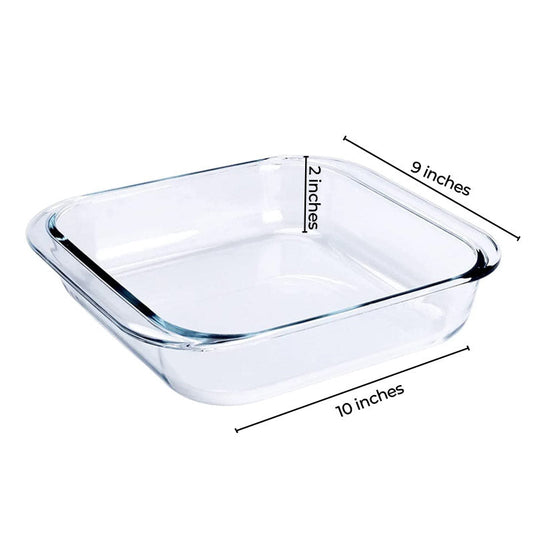 Borosilicate Glass Square Baking Dish | 1.7L & 900 ml