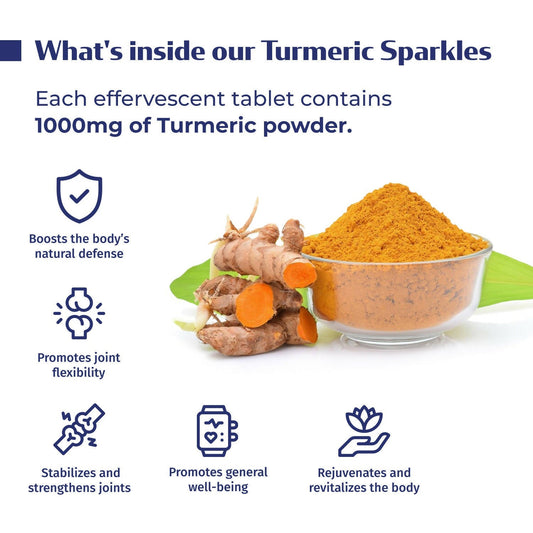 Kerala Ayurveda Turmeric Sparkles Tablets - 10 tabs