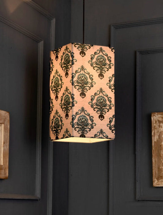 Block Print Hanging Shade
