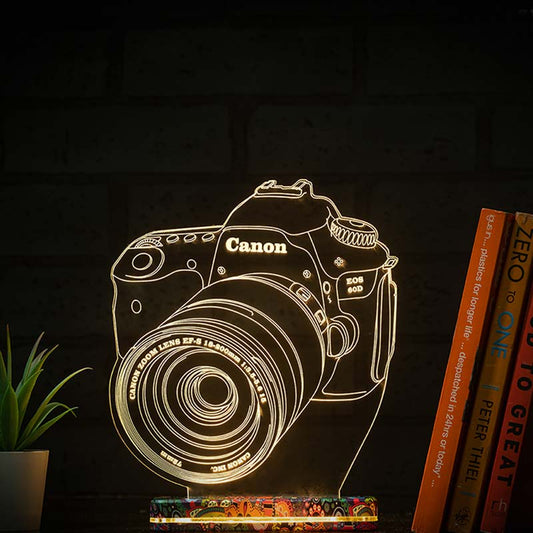 Cannon Camera Lamp | With Rechargeable Battery