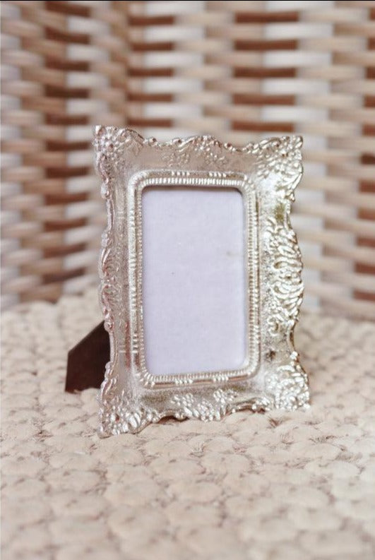 Silver Carving Photo Frame