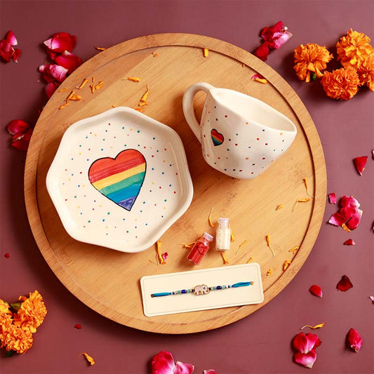 Love Always Wins Rakhi Hamper Basket