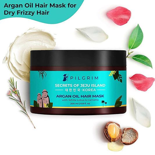 Pilgrim Argan Oil Hair Mask With White Lotus And Camellia