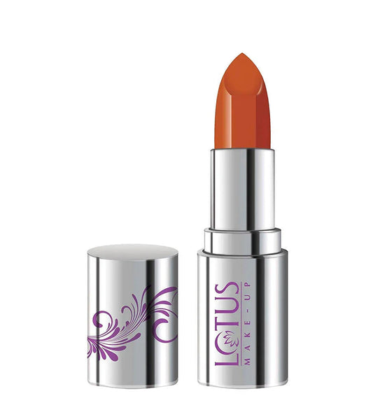 Lotus Makeup Ecostay Butter Matte Lip Color Bold Terracotta, Orange