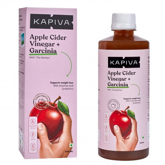 Kapiva Ayurveda Apple Cider Vinegar + Garcinia - 500 ml