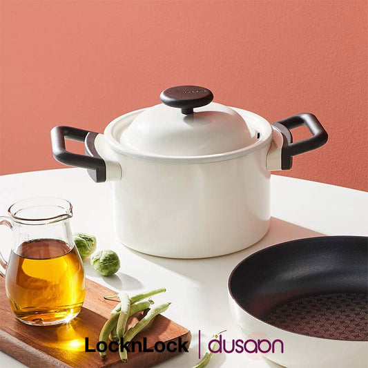 LocknLock Decore Ivory Casserole | Safe for all cooktops |  2.9 Litres