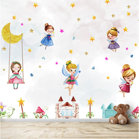 Fairies Wallpaper Theme for Girls Room | Multiple Options